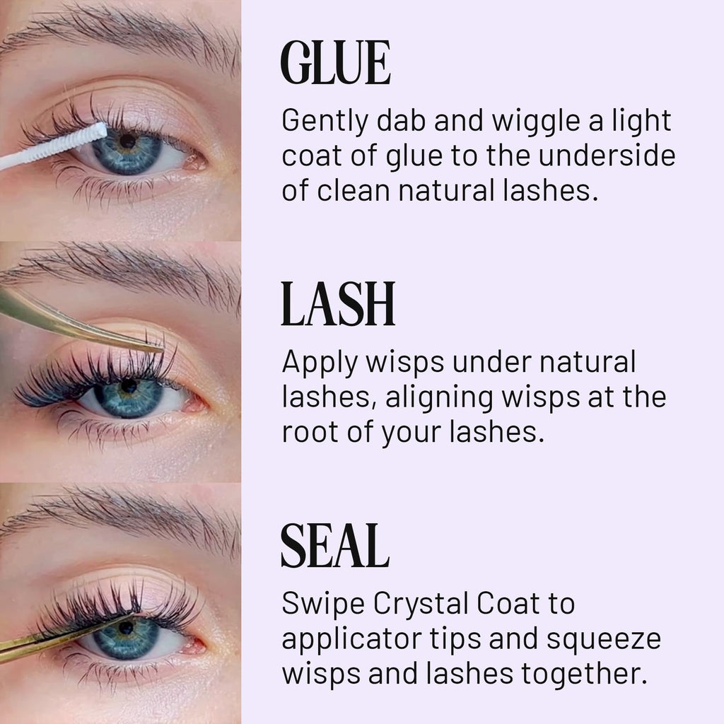 Lilac St Eternal Bond Lash Cluster Glue, Waterproof Brush Tip, Black | Quick-Drying Lash Adhesive for Eyelash Clusters with Long-Lasting Flexible Hold, Easy Removal & Comfortable Wear