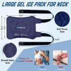 Buy now Knee Ice Pack Wrap,Ice Pack for Knee, Reusable Hot Cold Therapy Pack for Injury,Gel Bag Freezer Cold Pack Compress Heating Pad Leg Brace Pain Relief for Arthritis,Meniscus Tear-Soft Plush at indiglob india