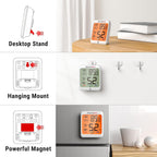 Buy now ThermoPro TP53 Digital Hygrometer Indoor Thermometer for Home, Temperature Humidity Sensor with Comfort Indicator & Max Min Records, Backlight Display Room Thermometer Humidity Meter, LCD at indiglob india
