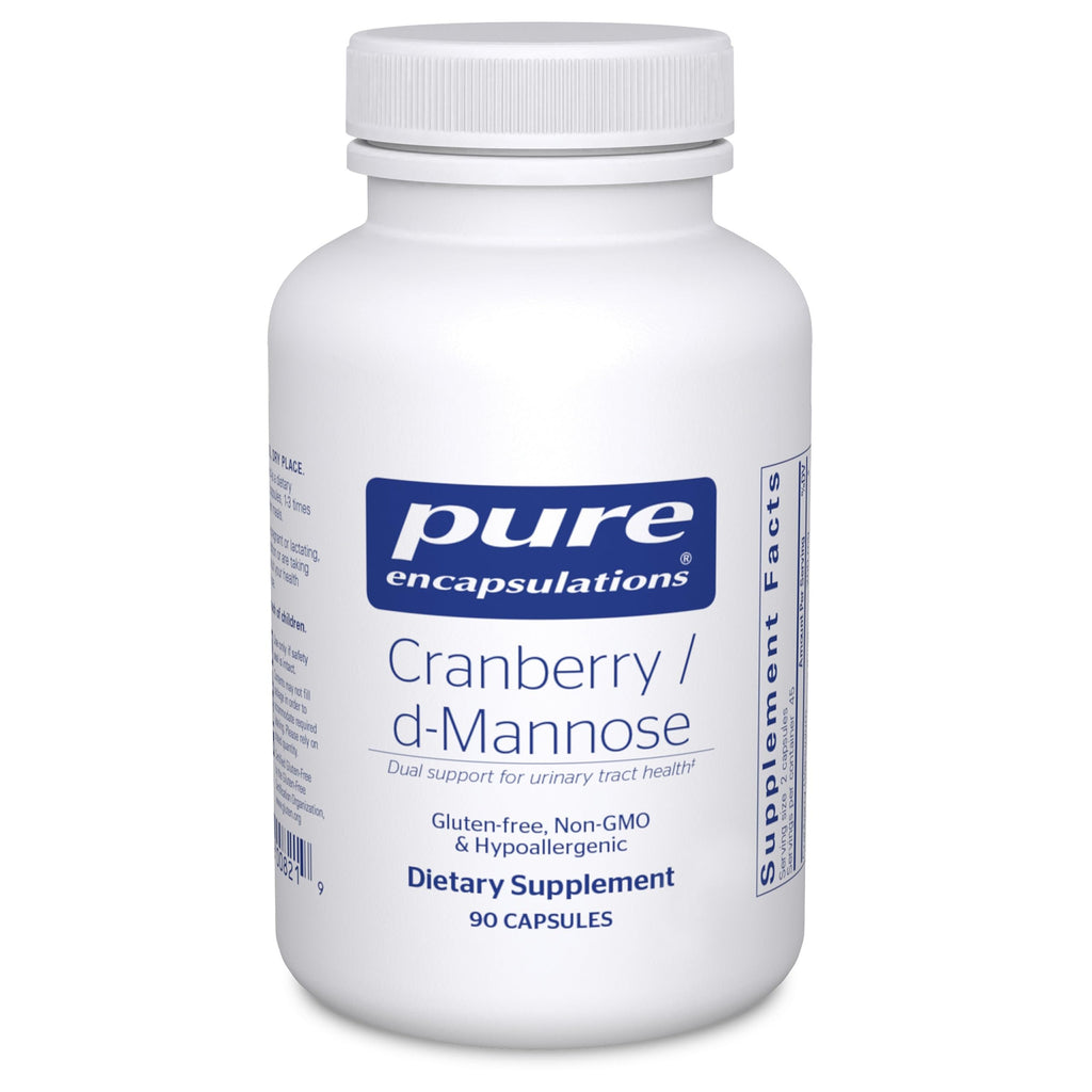 Pure Encapsulations Cranberry/D-Mannose, 90 Capsules | Supports Urinary Tract Health*, with Cranberry Fruit Solids, Vegan and Non-GMO Dietary Supplement