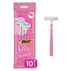 BIC Silky Touch Womens Disposable Razors, 2-Blade, Travel Covers, 40-Pack