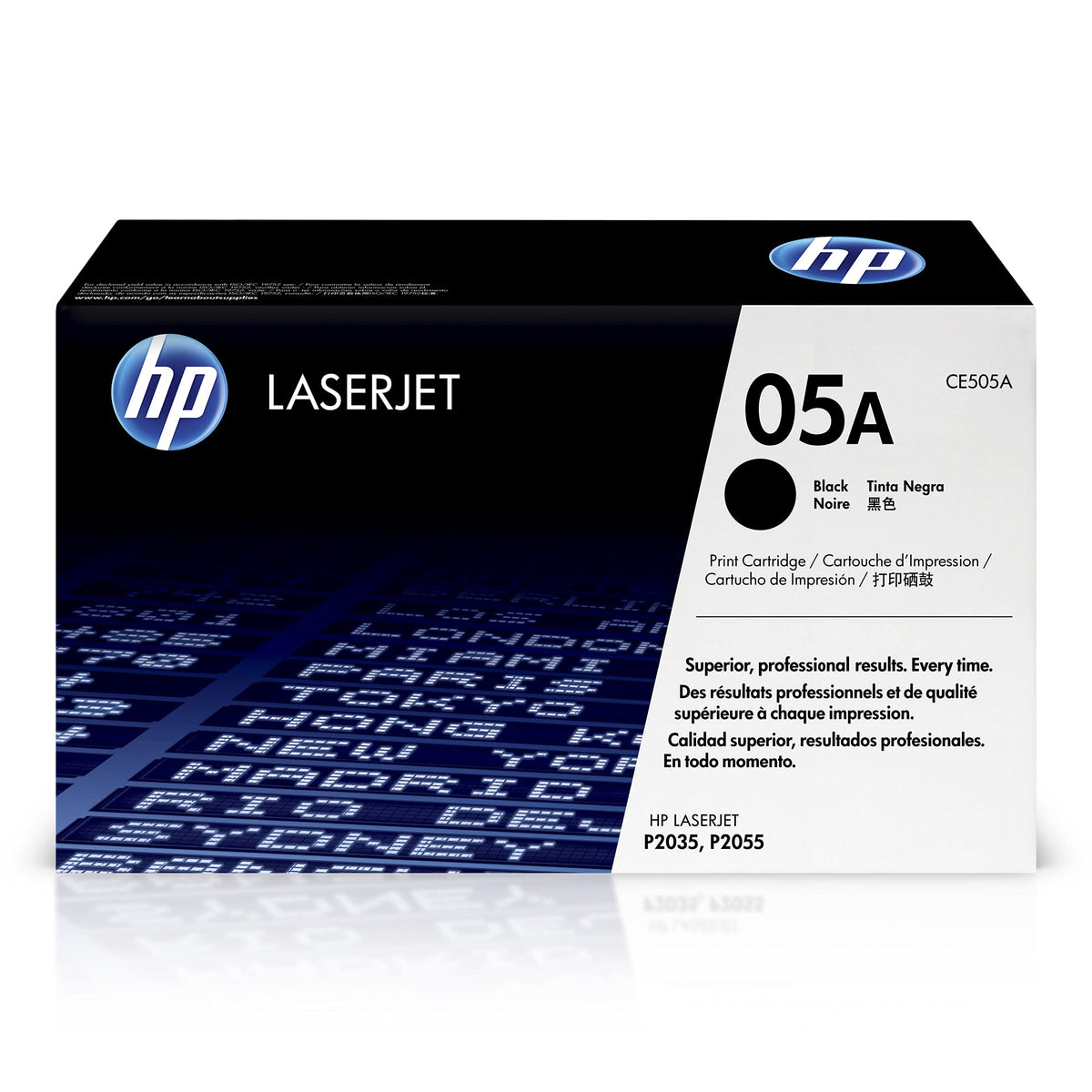 HP 05A Black Toner Cartridge | Works LaserJet P2035, P2055 Series | CE505A