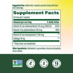 MegaFood Vitamin D3 & K2 5000 IU (125 mcg), 60 Mini Capsules | Supports Bone, Teeth, Muscle & Immune Health, Vitamin K2 & K Support the Function of D3, Non-GMO, Vegetarian, 60 Servings
