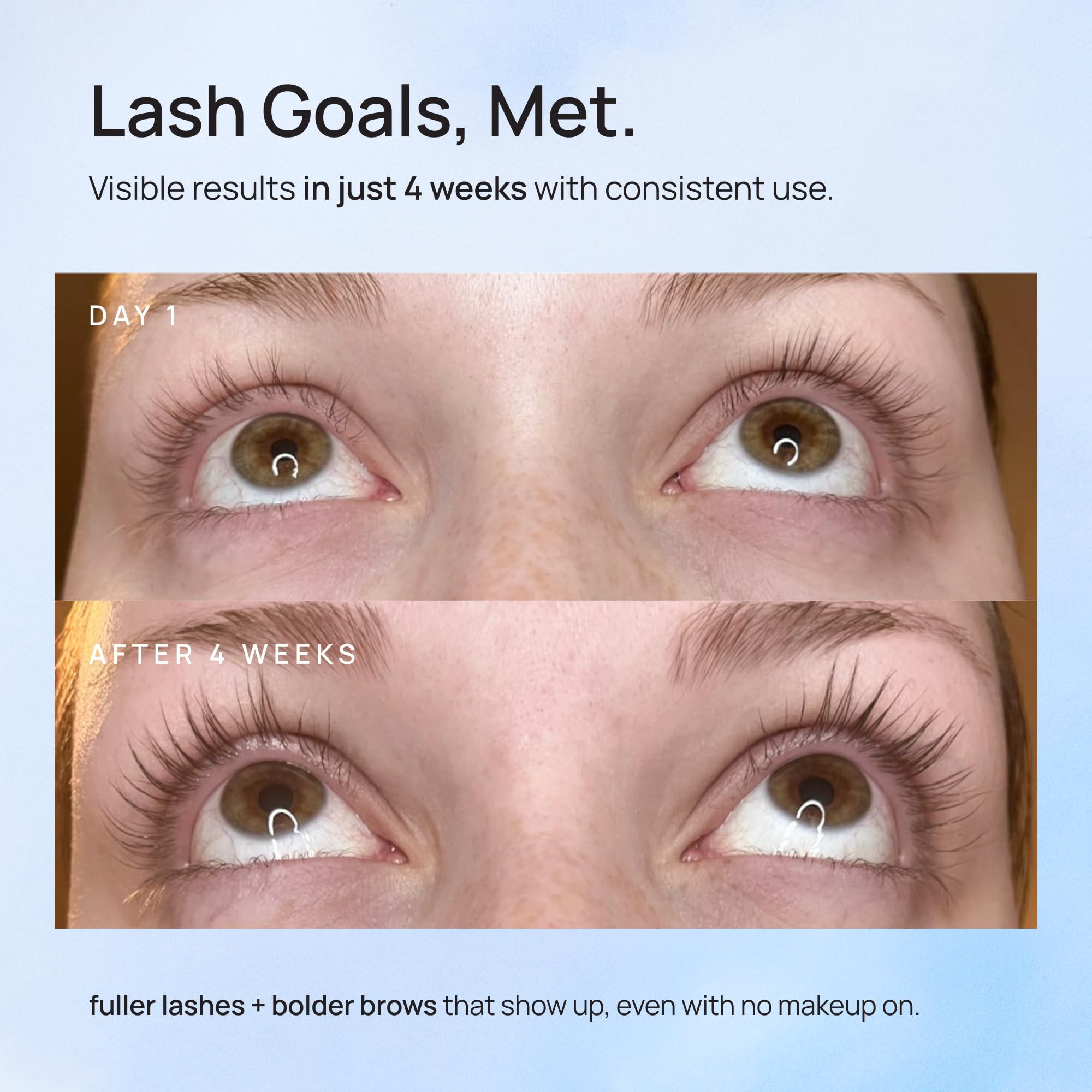 Advanced Eyelash Serum for Thicker, Longer Eyelashes and Eyebrows - Grow Luscious Lashes with Brow Enhancer (3mL)