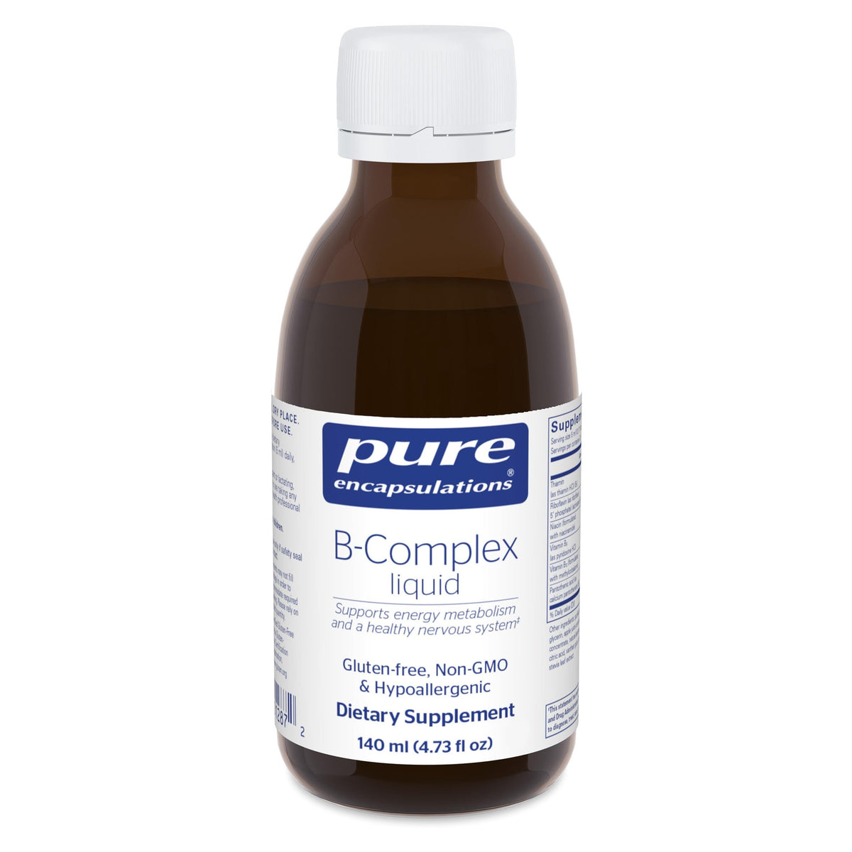 Pure Encapsulations B-Complex Liquid, 4.73 oz (140 mL)