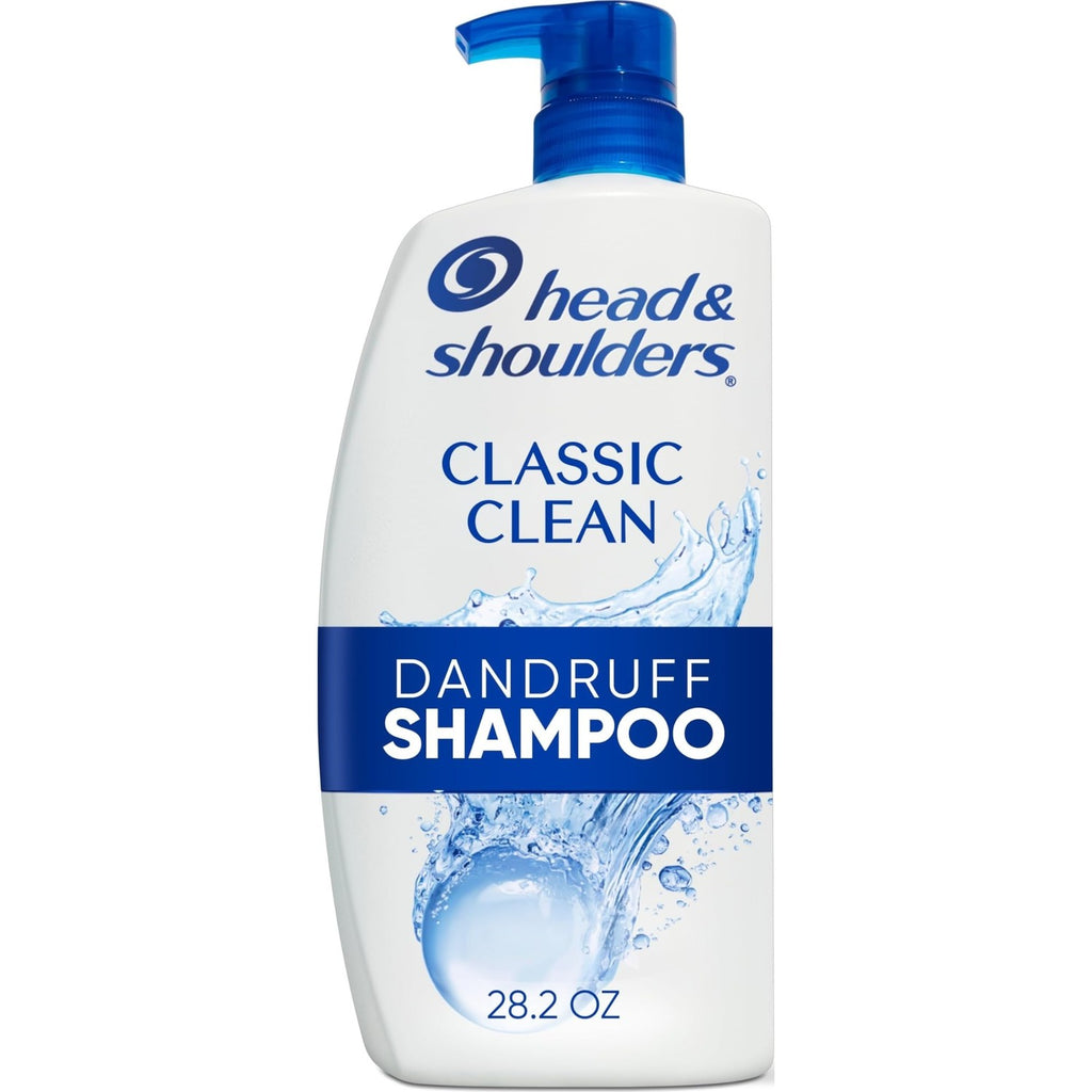 Head & Shoulders Classic Clean Anti-Dandruff Shampoo, 72-Hour Dandruff Protection, 1% Pyrithione Zinc, 28.2 fl oz