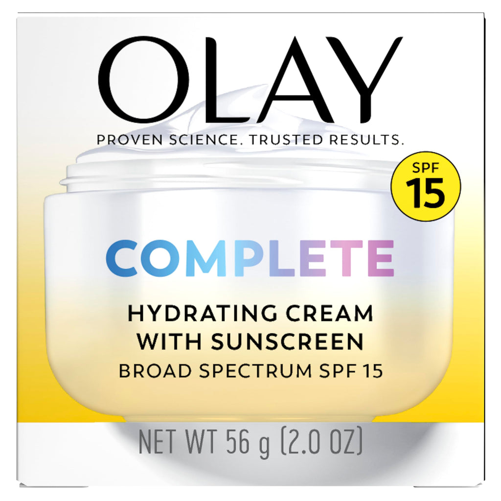Buy now Olay Face Moisturizer Complete All Day UV Moisture Cream with Sunscreen SPF 15, Normal Skin, 2 Fl Oz (Pack of 3) at indiglob india