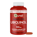 Qunol Mega Ubiquinol CoQ10 100mg, Superior Absorption, 120 Softgels | #1 Cardiologist Recommended Supplement for Heart Health, Coenzyme Q10 Supplement to support Vascular Health & Cellular Energy