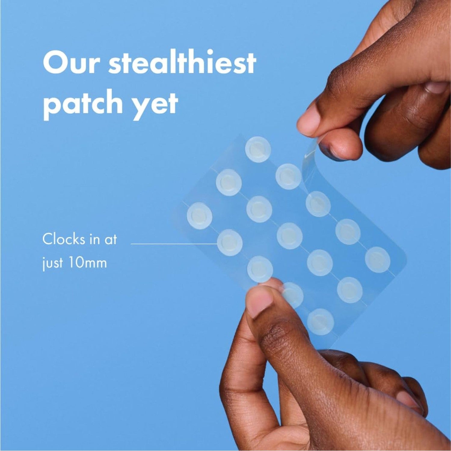 Hero Cosmetics Mighty Patch Mini Invisible+ Acne Pimple Patches, 30 Ct | X-Small 10mm, Daytime Hydrocolloid Acne Patches, for Covering Zits & Blemishes, Blends Into Skin & Barely There