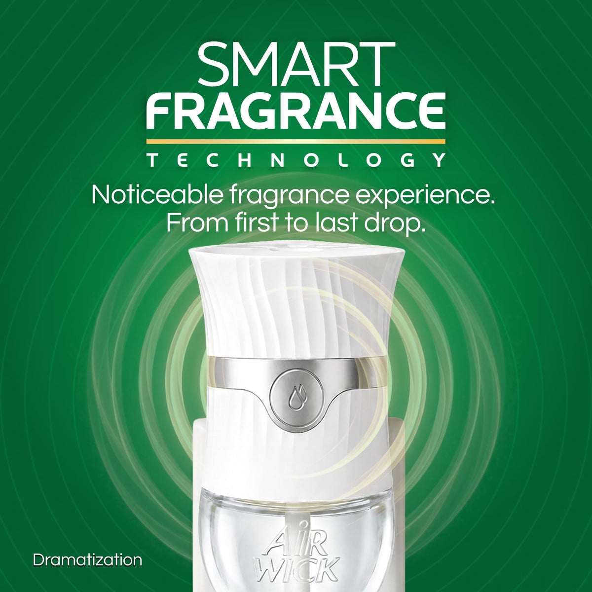 Air Wick Plug in Scented Oil Advanced Gadget, 4 Count, White