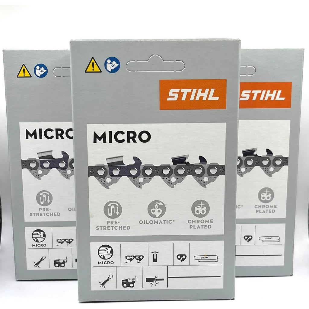 3 pk) 16" Stihl Chainsaw Picco Micro Oilomatic Saw Chain 61PMM355 3/8p .043 55dl