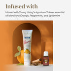 Young Living Thieves Whitening Toothpaste - Natural Oral Care for a Bright Smile - Fluoride-Free Formula - 4 oz Tube - Certified Ingredients for Fresh and Healthy Teeth