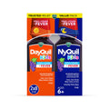 Buy now VICKS DayQuil and NyQuil Kids Grape Cold & Cough + Fever Multi-Symptom Relief Liquid Co-Pack, Specially Formulated for Kids Ages 6+, 2x8 OZ at indiglob india