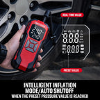 Buy now CRAFTSMAN Tire Inflator Portable Air Compressor, Cordless Mini Air Pump for Car Tires with Digital Tire Pressure Gauge, 6000mAh Battery Powered Air Pump, Max Pressure 150 PSI, 12V DC Corded at indiglob india