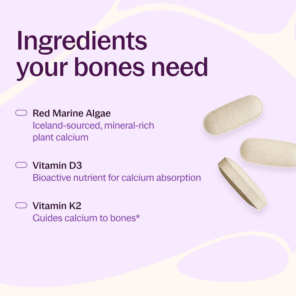 New Chapter Bone Strength Take Care Supplement, 120 Slim Tablets | Clinically Studied Plant Calcium from Red Marine Algae for Bone and Heart Health, Vegan, Organic and Gluten Free