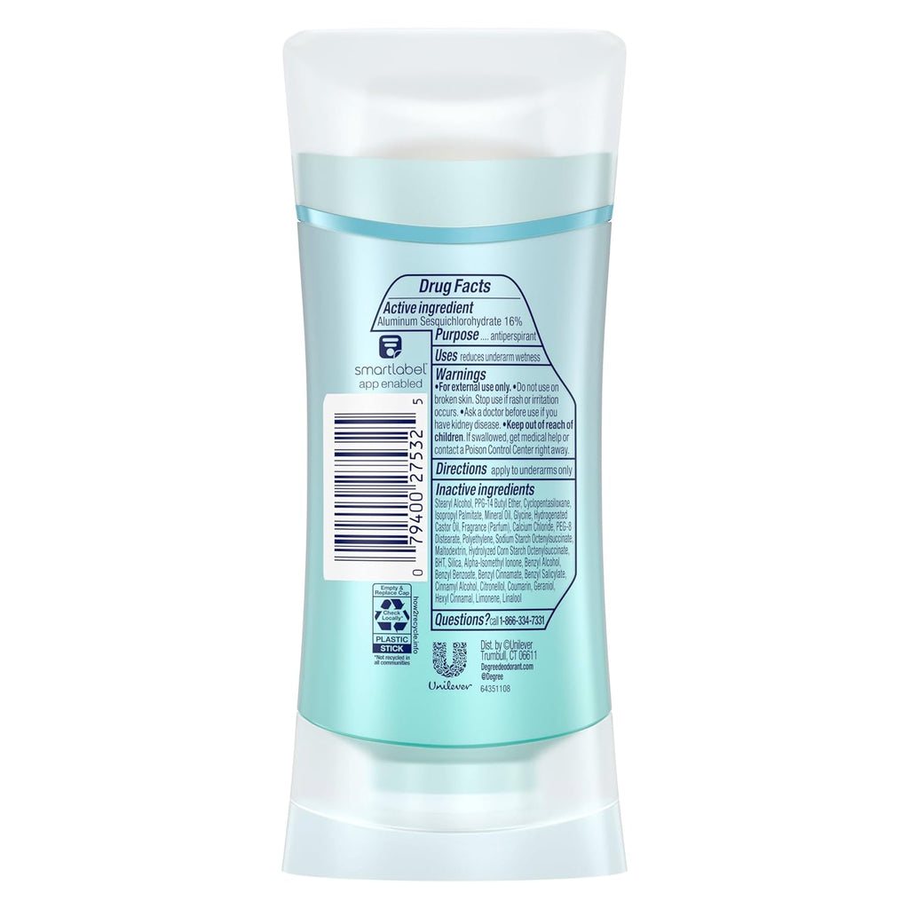Buy now Degree Advanced Protection Antiperspirant Deodorant Sheer Powder for 72-Hour Sweat & Odor Control for Women, with Body Heat Activated Technology, 2.6 oz at indiglob india