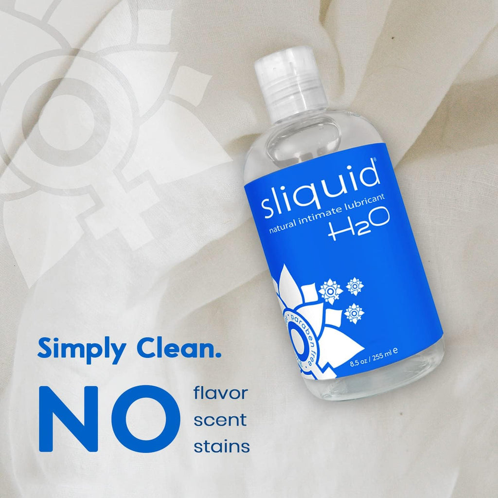 Buy now Sliquid H2O Water Based Lube, No Fragrance or Taste, Natural Lube Women, Stain Free, 8.5 Fl Oz at indiglob india