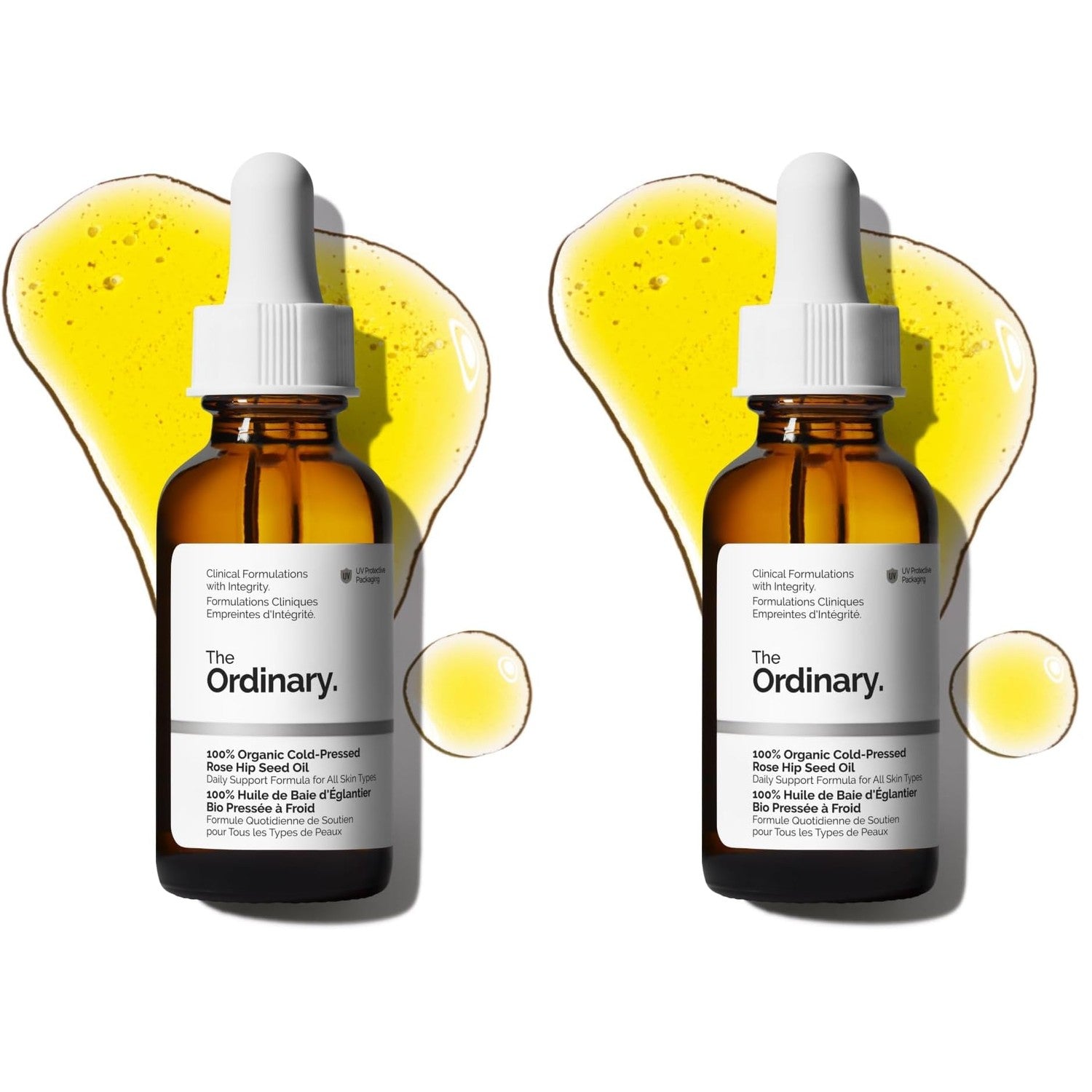 The Ordinary 100% Organic Cold-Pressed Rose Hip Seed Oil, Addresses Signs of Aging by Improving the Appearance of Uneven Skin Tone, Supporting Skin Elasticity, 1 Fl Oz