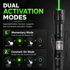 [Professional] Rechargeable Green Laser Pointer High Power Green Beam Light Long Distance Range for TV/LED/LCD Screens Tactical Flashlights Presentation Office/Outdoors/Astronomic/Construction [003]
