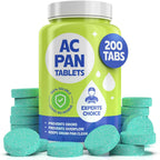 HVAC Drain Line Cleaner- Prevents Odors, Keeps HVAC Drain Pan Clean, Prevents Overflow, No residue | One Tablet Lasts up to 4 Weeks