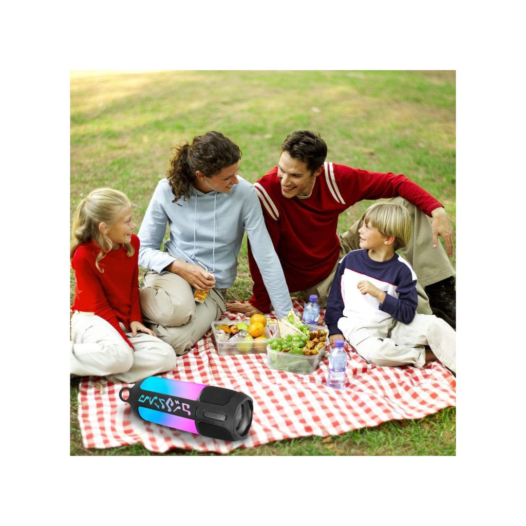 Buy now Linkidea Silicone Speaker Case Cover Compatible with JBL Pulse 3 Wireless IPX7 Waterproof Speaker, Protective Soft Skin Sleeve Travel Carrying Pouch with Keychain Hook (Black) at indiglob india