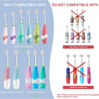 Baby Toothbrush Heads Compatible with Papablic BabyHandy/Toddler Sonic Electric Toothbrushes, Compatible with Brush-Baby BabySonic/Seago SG902/SG602, 5 Pack (3 Years+)