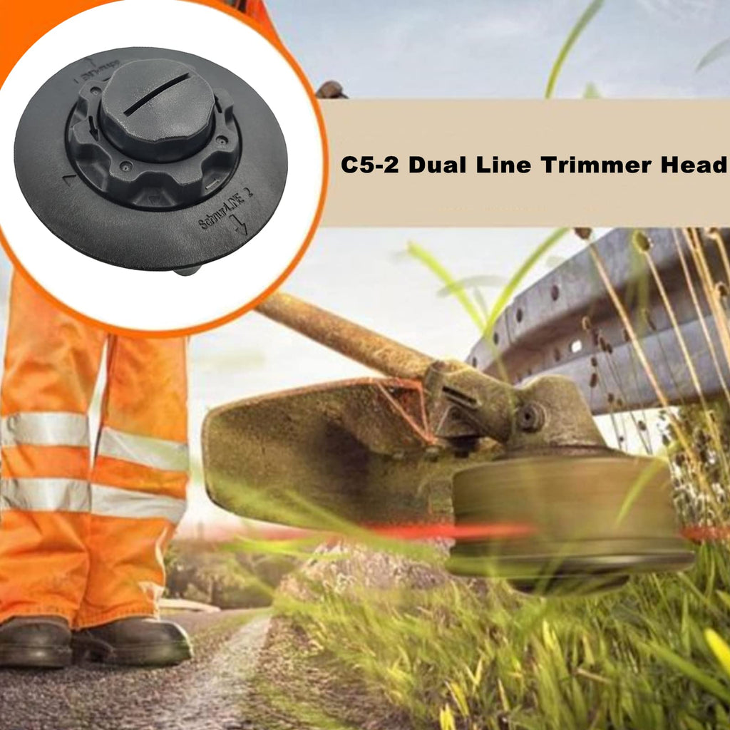 C5-2 Trimmer Head for Stihl FS38 FS40 FS40C FS45 FS45C FS46 FS50 FSE60 Weed Eater Head 4006 710 2106, 4006 710 2103