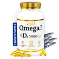 SIGNIFY NATURE Omega-3 + D3 Fish Oil 1000mg / Vitamin D3 5000IU 90 Softgels