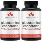 Luma Nutrition Glucosamine Chondroitin MSM Supplement - 90 Capsules