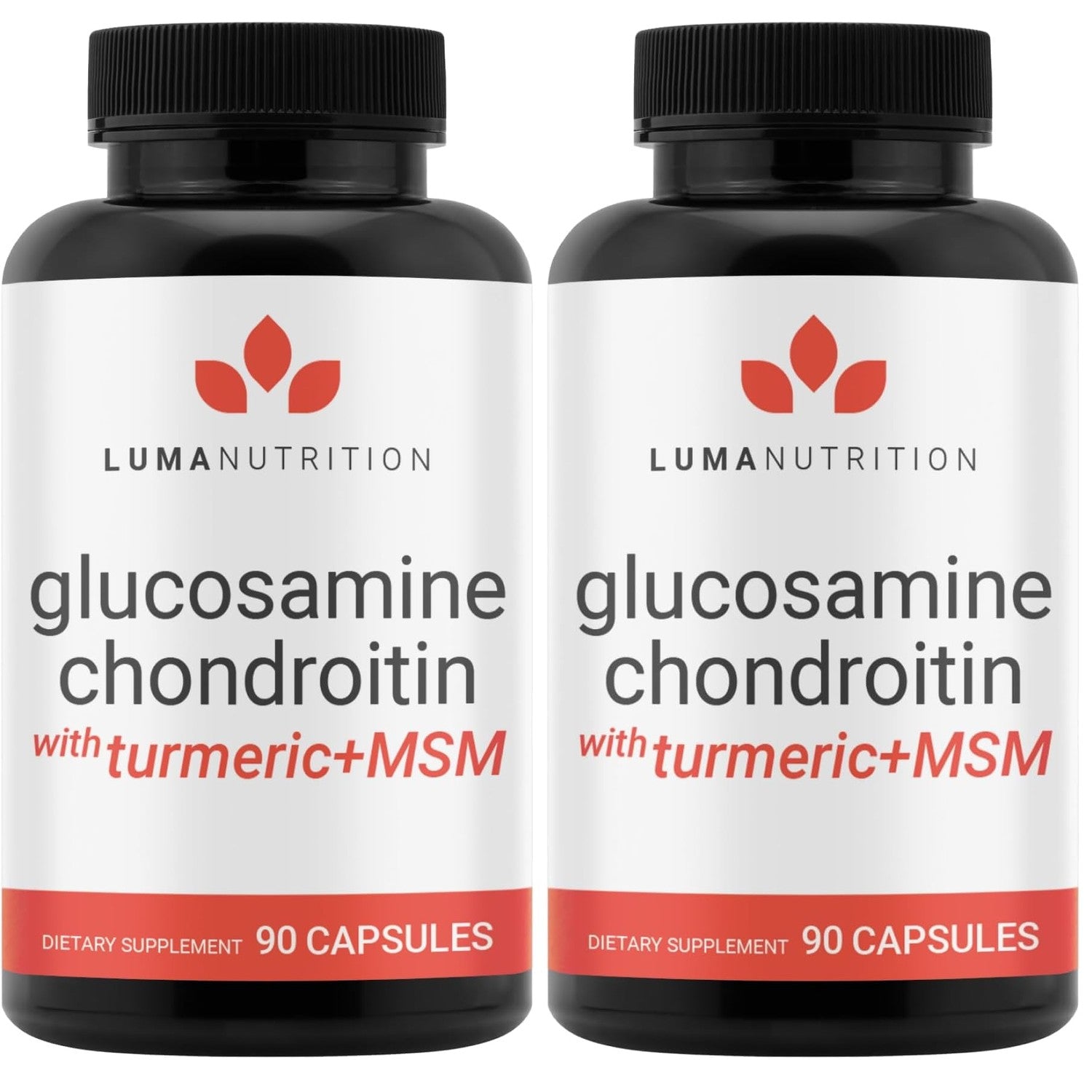 Luma Nutrition Glucosamine Chondroitin MSM Supplement - 90 Capsules