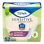 Tena Sensitive Care Ultimate Incontinence Pads for Women, Long, 52 ct