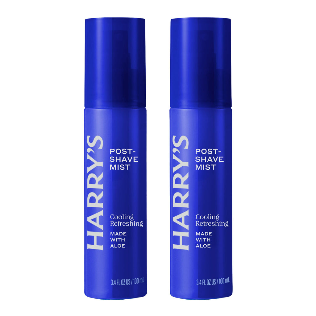 Harry's Post-Shave Mist for Men - 3.4 fl oz (2 Pack) | With Aloe, Eucalyptus, and Tea Tree - Soothes and Hydrates Skin After Shaving - TSA Approved Travel Essentials