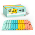 Post-it Notes, 1.38 x 1.88 in, Beachside Café Collection, 24 Pads