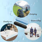 Buy now 2 Pcs Electric Toothbrush Travel Case, Portable Travel Toothbrush Holder for Electric Toothbrush Set (White and Black) at indiglob india
