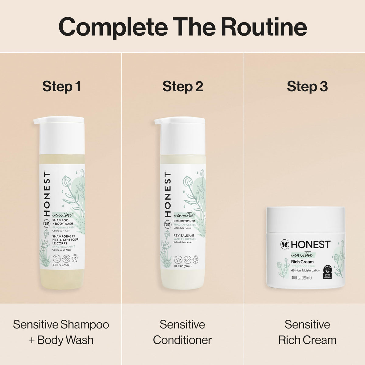 The Honest Company Rich Cream, Hypoallergenic, EWG Verified, Fragrance-Free
