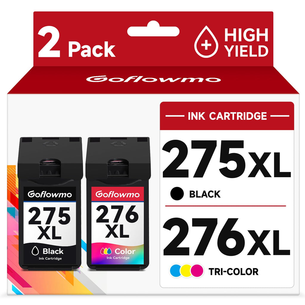 275XL 276XL Ink Cartridge Compatible for Canon PG-275 CL-276 XL Black Color