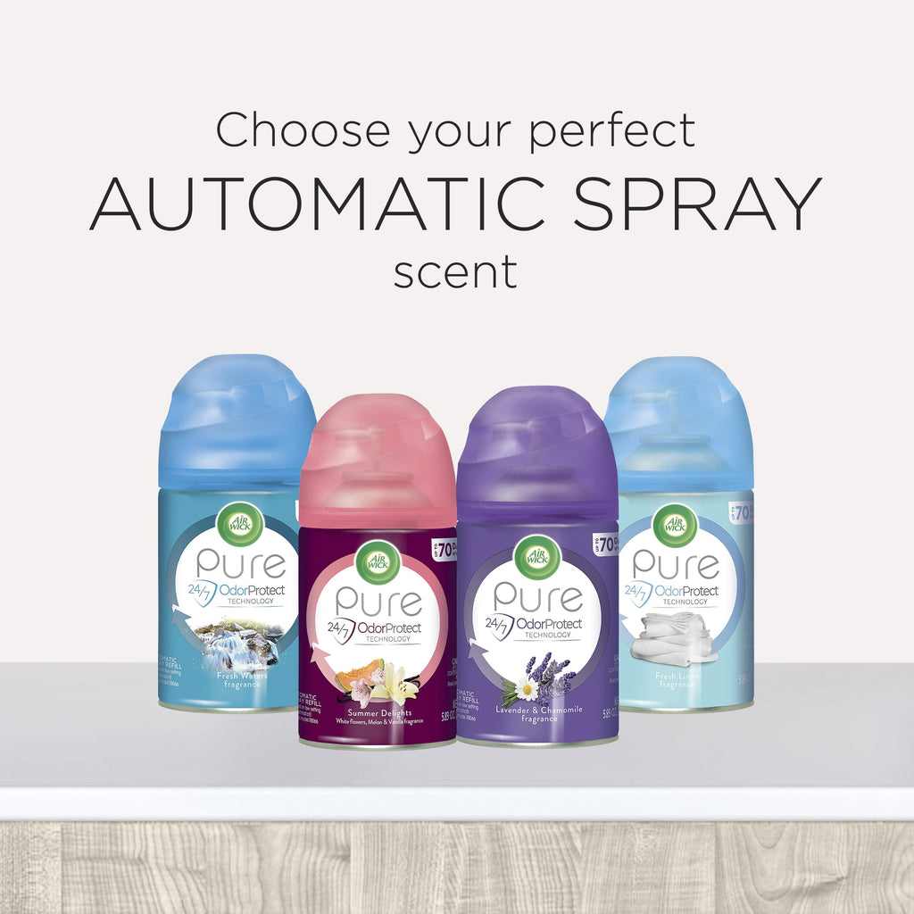 Air Wick Automatic AirFreshener Spray Refill Lush Honeysuckle Raspberry 2ct