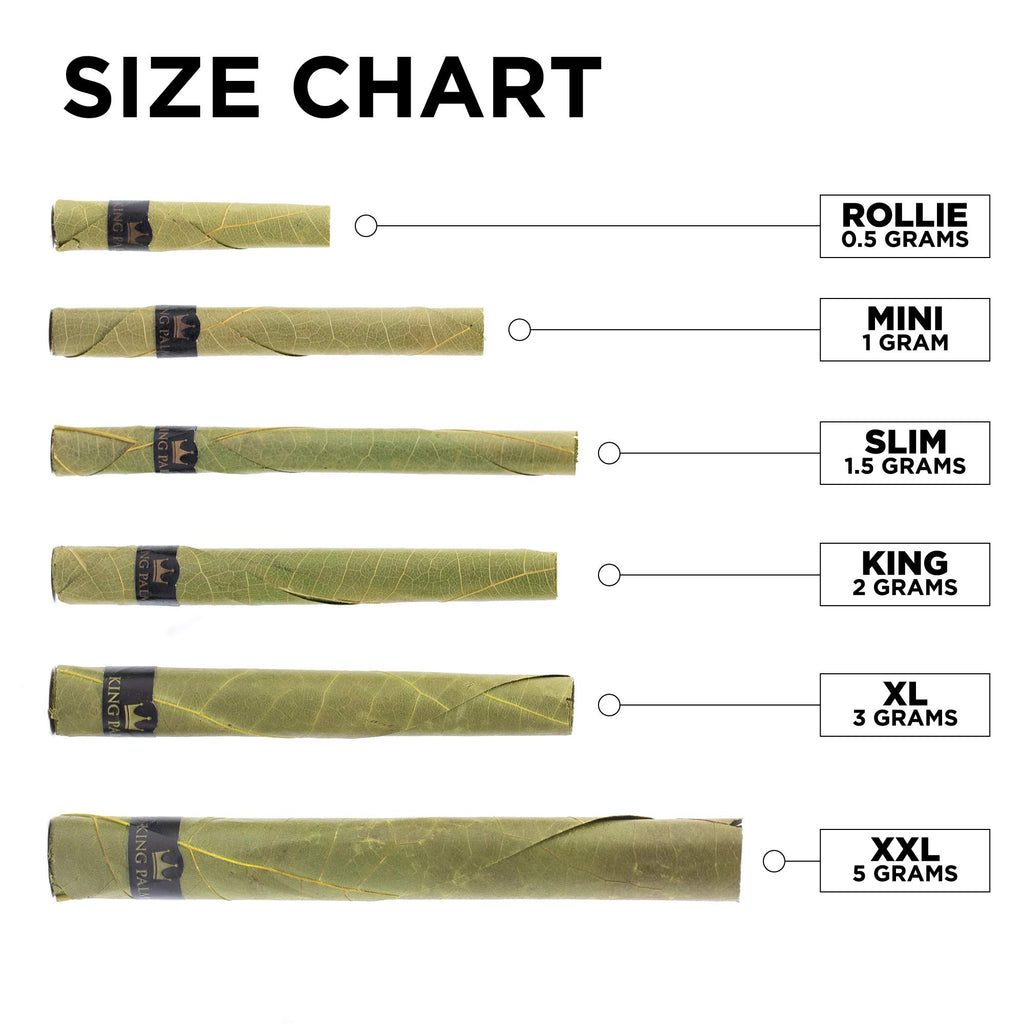 King Palms Rollie Size Cones Organic Black 25 Count (Pack of 1)