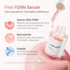 medicube PDRN Pink Peptide Serum with Salmon DNA | Pink Glow Serum - Peptides & Niacinamide for Hydration & Firm-Looking Skin, Uneven Tone Care, Korean Skincare, 1.01 fl. Oz