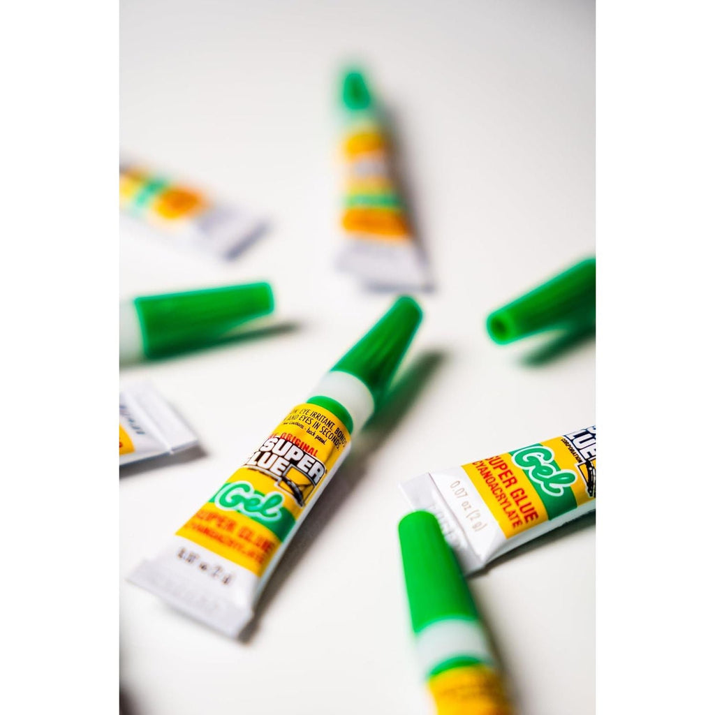 Buy now Super Glue Gel, 2 Gram Tubes, 12-Pack, Clear, Instant Bonding, Fast Dry, Cyanoacrylate Adhesive, Precision Tip for Wood, Metal, Plastic, Crafts, Ceramic, and Toy Repairs at indiglob india