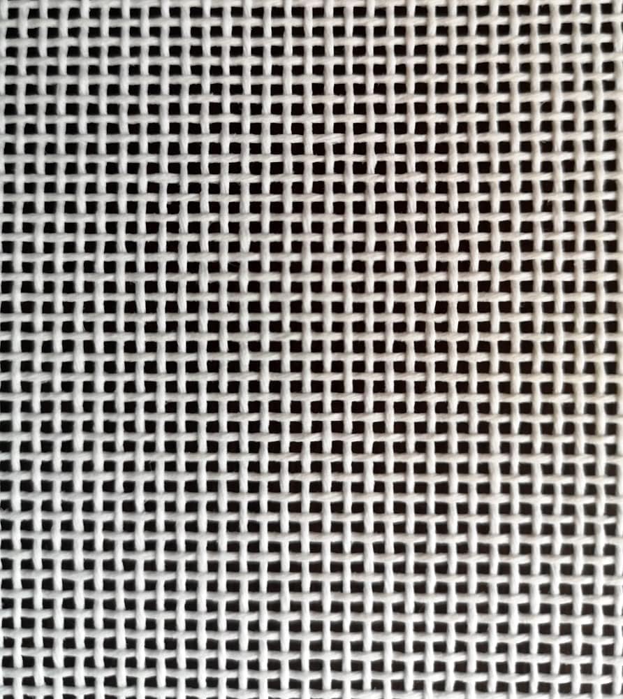 Mono Deluxe Needlepoint Blank Canvas 18 Mesh Cotton White 14" x 20"