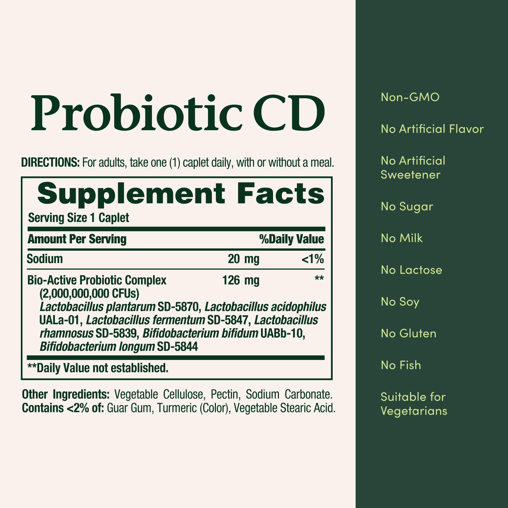 Nature's Bounty Probiotic 10 Daily Probiotic Supplement, 30 Capsules