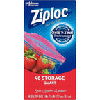 Buy now Ziploc Easy Open, Storage Quart 48 Count at indiglob india