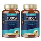 Totaria TUDCA Bile Salts 1200mg (Tauroursodeoxycholic Acid), 120 Capsules, Ultra Strength Pure TUDCA Liver Supplements, Liver and Gallbladder Cleanse & Repair, Vegan