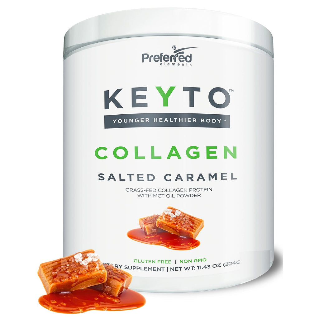 KEYTO Keto Collagen Protein with MCT Oil Powder - Chocolate | Grass Fed Pasture Raised Hydrolyzed Collagen Peptides, Keto, Paleo and Low Carb Friendly