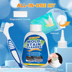Mold Stain Cleaner Gel, 8 FL oz Heavy-Duty Household Cleaner for Washing Machine Gasket, Shower Caulk, Bathroom Grout & Front Loader Seal