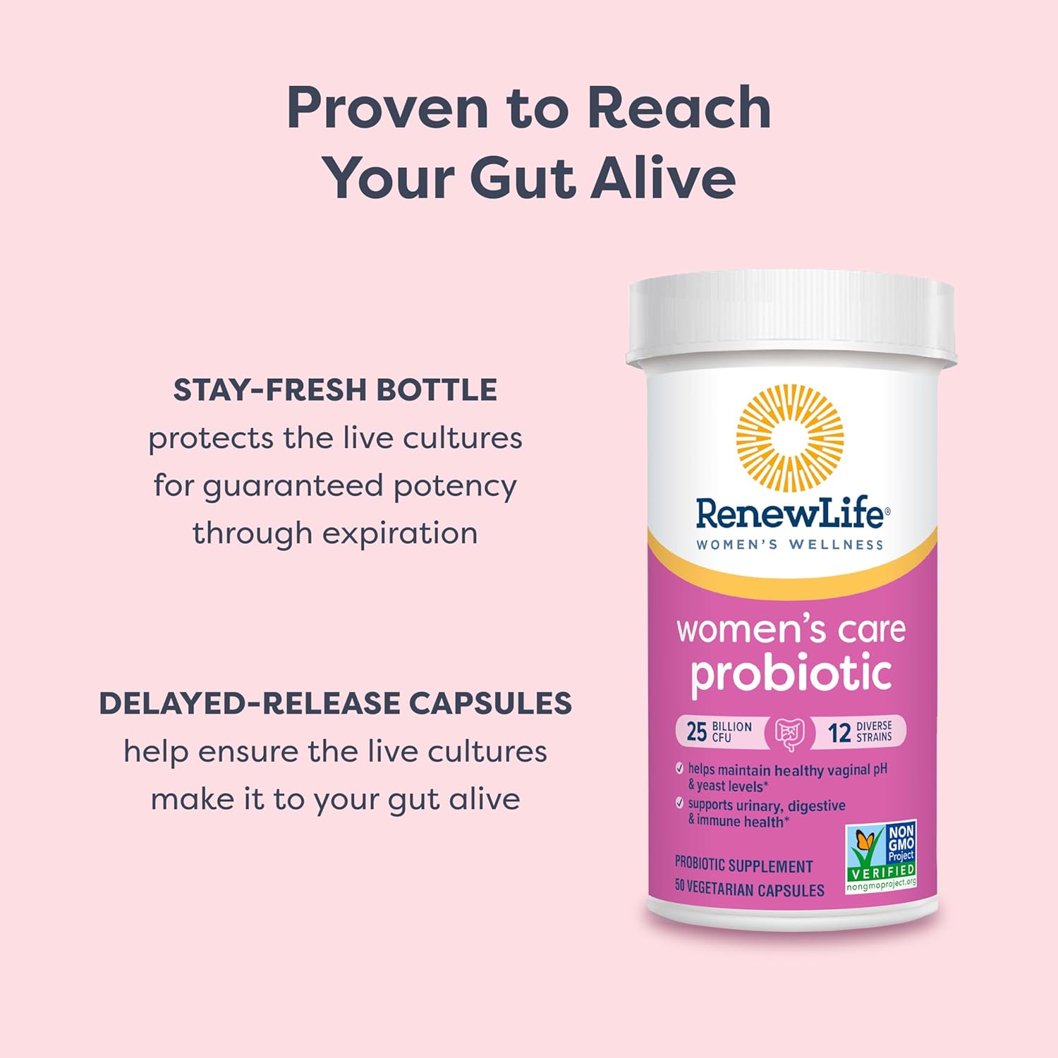 Buy now Renew Life Women's Probiotic Capsules, Supports pH Balance for Women, Vaginal, Urinary, Digestive and Immune Health, L. Rhamnosus GG, Dairy, Soy and Gluten-Free, 25 Billion CFU - 30 Ct at indiglob india