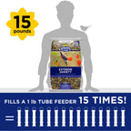 Audubon Park Extreme Variety Wild Bird Seed for Outside Feeders, 15-lb. Bag