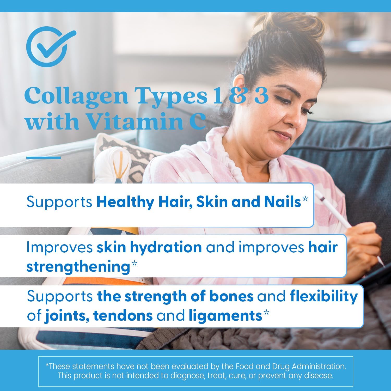 Buy now Doctor's Best Collagen Types 1 & 3 with Peptan, Non-GMO, Gluten Free, Soy Free, Supports Hair, Skin, Nails, Tendons & Bones, 1000 mg, 180 Tablets at indiglob india
