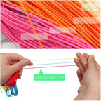 40 Colors 1mm Waxed Polyester Cord 437 Yard Waxed Bracelet Cord